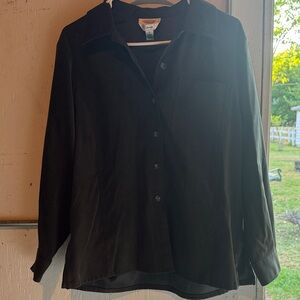 Olive green Button-Up Shirt